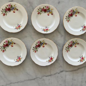 Duchess Fine Bone China Floral Pattern Gold Leaf Trim