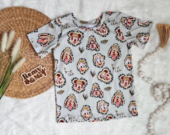 Handmade Disney Safari Unisex Disney Tee  - Animal Kingdom T-Shit  - Children’s Disney Outfit