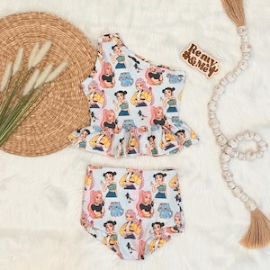 Handmade K-Pop Demon Hunters Swim Suit - Demon Hunters Swim - Rumi Girls Swimsuit