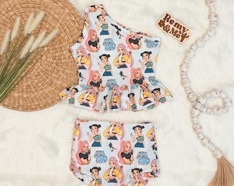Handmade K-Pop Demon Hunters Swim Suit - Demon Hunters Swim - Rumi Girls Swimsuit