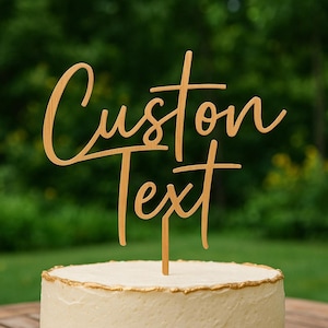 Cake Topper aus Holz | Anpassbare Hochzeit, Geburtstag & Jubiläum Dekor | Personalisiertes Mr - Mrs Zeichen für unvergessliche Feierlichkeiten