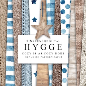 Digitale Hintergrundpapiere - Holz Textur - Strickmuster - Planer Dashboards - kommerzielle verwenden Muster Papier - Gehalt - Hygge Deko - Stern