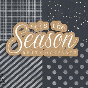 superposición digital, descarga de tarjeta Kraft, 12 x 12 páginas de álbum de recortes, archivo png blanco, papel dotty, papel rayado, uso comercial, suministro de álbum de recortes
