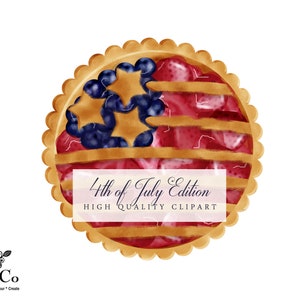 Clipart del día de la independencia - Clipart del 4 de julio - Firework Clipart - BBQ Clipart - Gráficos de uso comercial - America Clipart - Chevy art - TNCo imagen 5