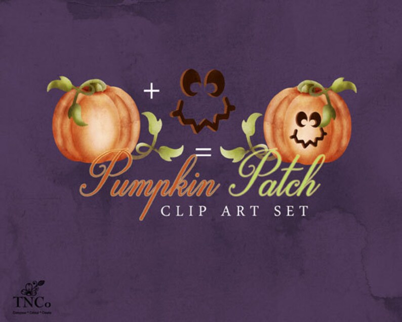 Pumpa Clipart - Skörde Clipart - Akvarellpumpor - Akvarell Clip Art - Halloweenpumpor - Halloween Clip Art - Kommersiellt bruk bild 5