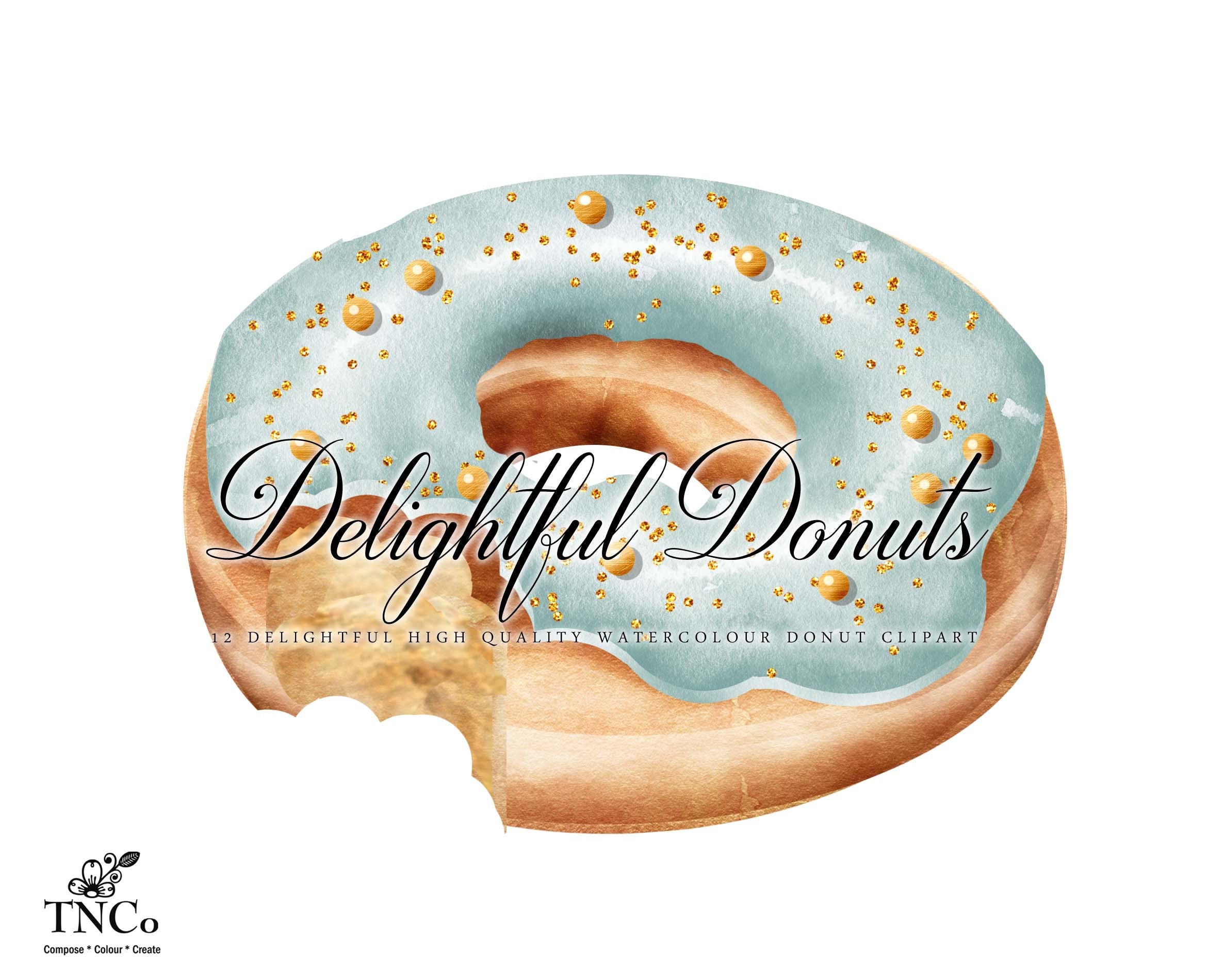Donut Clipart Doughnut Clip Art Doughnut Party Donut - Etsy UK