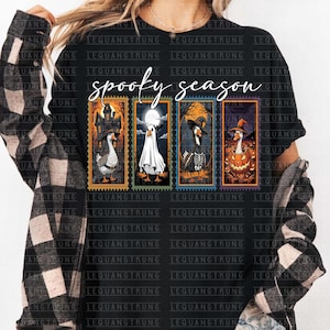 Halloween Goose Png, Witch Goose PNG, Skeleton Goose, Sublimation Design, Pumpkin Goose, Halloween Ghost Goose, Fall Shirt Png, Autumn Png