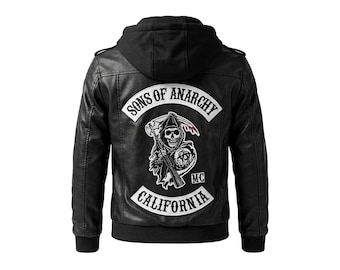 サンズ・オブ・アナーキー レザージャケット：SAMCRO モーターサイクル