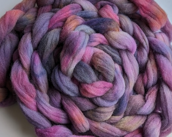 Wool Roving Babydoll Southdown / Alpaca for Spinning 4 Oz Combed Top Fiber " Melange " (2 avail.)