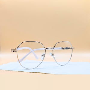 Lunettes de vue géométriques dorées FrugalFrames pour femme avec verres Rx personnalisés !
