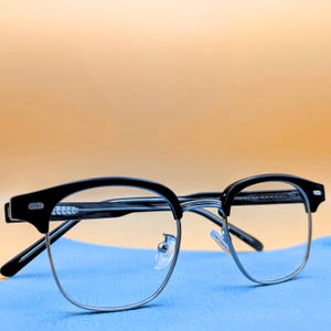 FrugalFrames Browline Prescription Glasses with Custom Rx Lenses!