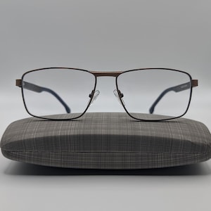 Lunettes de vue rectangulaires en cuivre FrugalFrames pour homme avec verres Rx personnalisés !