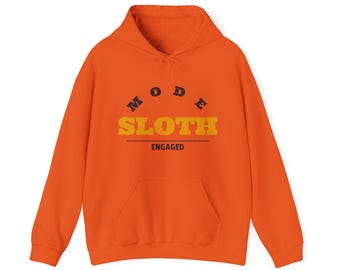 Sloth Retirement Hoodie 2026, Sloth Mode Engaged Crewneck, Rolig pensionspresent till honom, Personlig namntröja, Present till pappa, Gammal Ti