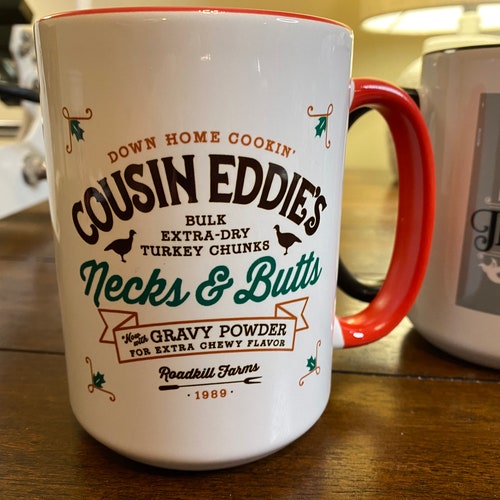 National Lampoon's Christmas Vacation Cousin Eddie's RV Mugs & Playing Card Set 