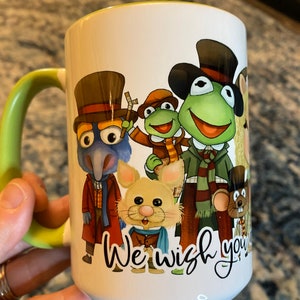 Christmas Carol Mug: 15oz Holiday Coffee Mug with favorite characters