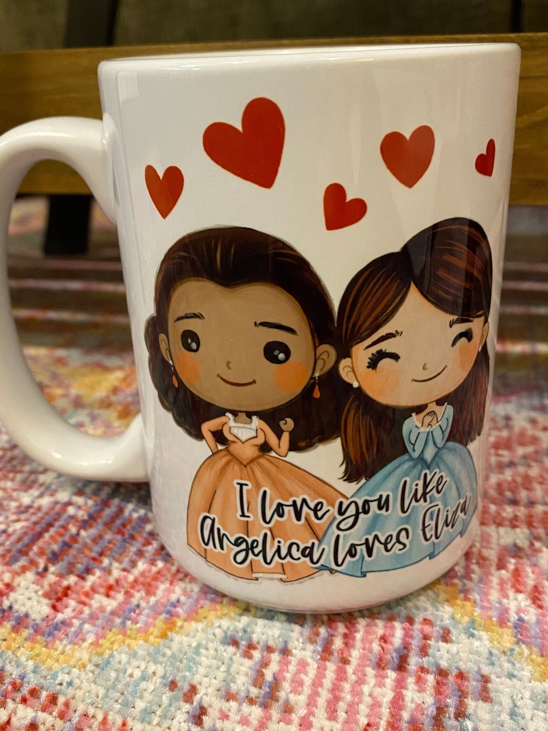 Gift for Theater Lover / Hamilton Inspired 15 Oz Handmade