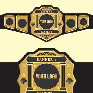 Wrestling Gürtel - Anpassbarer Wrestling Gürtel für Award Sport Events - Personalisierter Wrestling Gürtel 4 mm