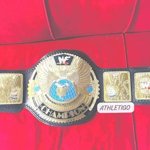 Scratch Logo Big eagle Heavyweight Wrestling Championship Belt 4mm Zinc cnc