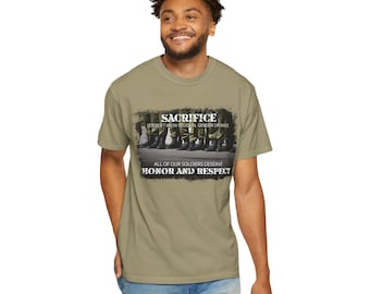 Veterans Tribute T-shirt, Military Honor Tee, Patriotic Shirt, Army Veteran Gift, Soldier Appreciation Top
