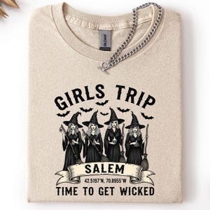 Halloween Girls, Trip Shirt, Time to Get Wicked Shirt, Halloween Party Shirt, Spooky Season Shirt, Spooky Witch Shirt, Halloween Witch Shirt