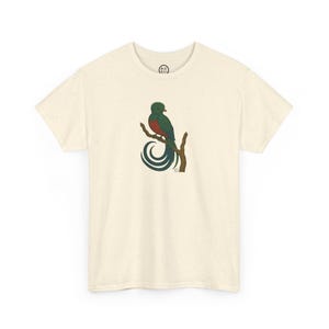 Quetzal Shirt - Heavy Cotton Tee Vintage Japanese Style T-Shirt