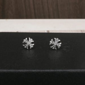 Chrome Hearts Earrings Cross - Etsy