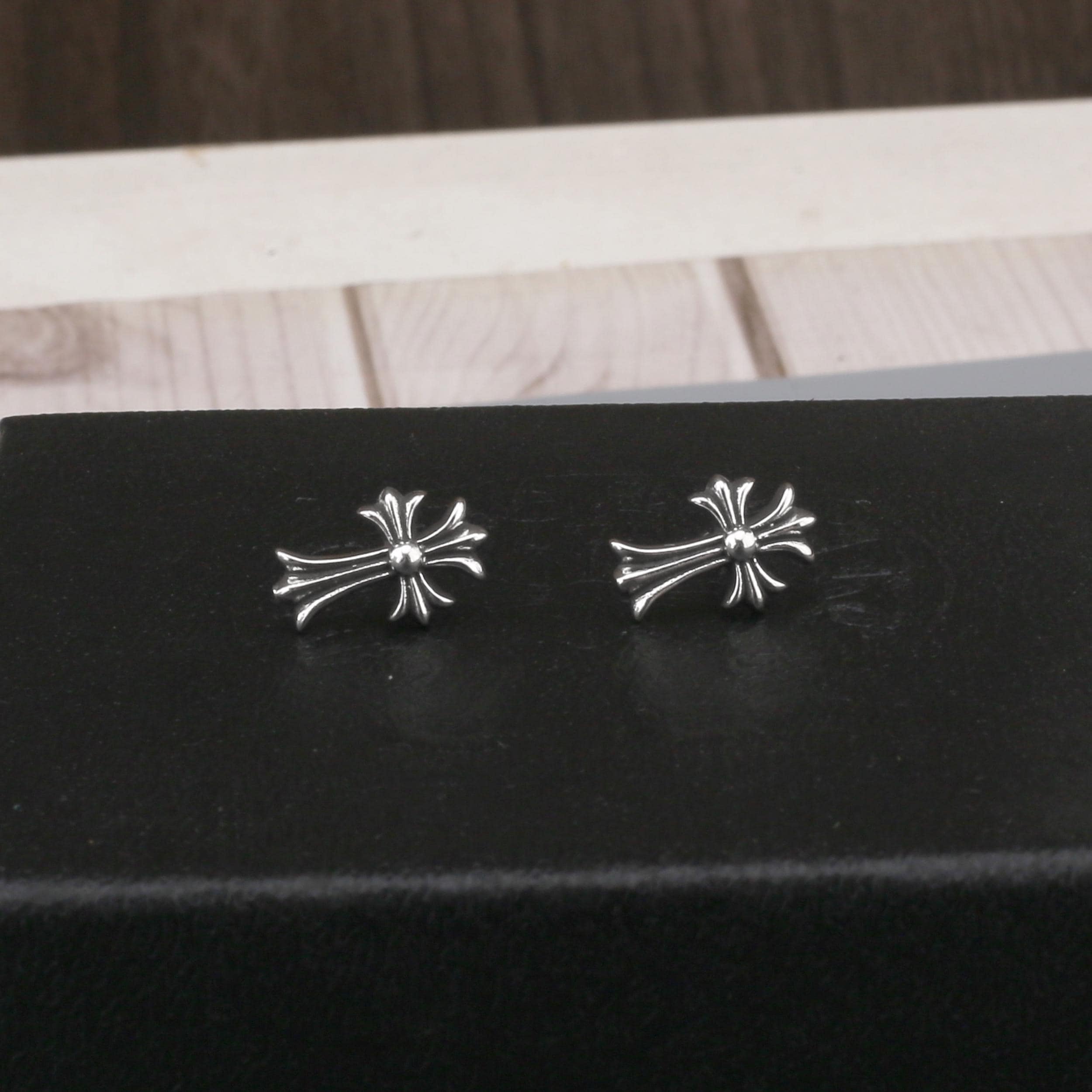 Chrome Hearts Earring Cross - Etsy