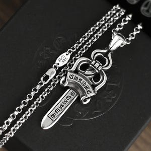 Chrome Hearts Dagger Pendant - Etsy