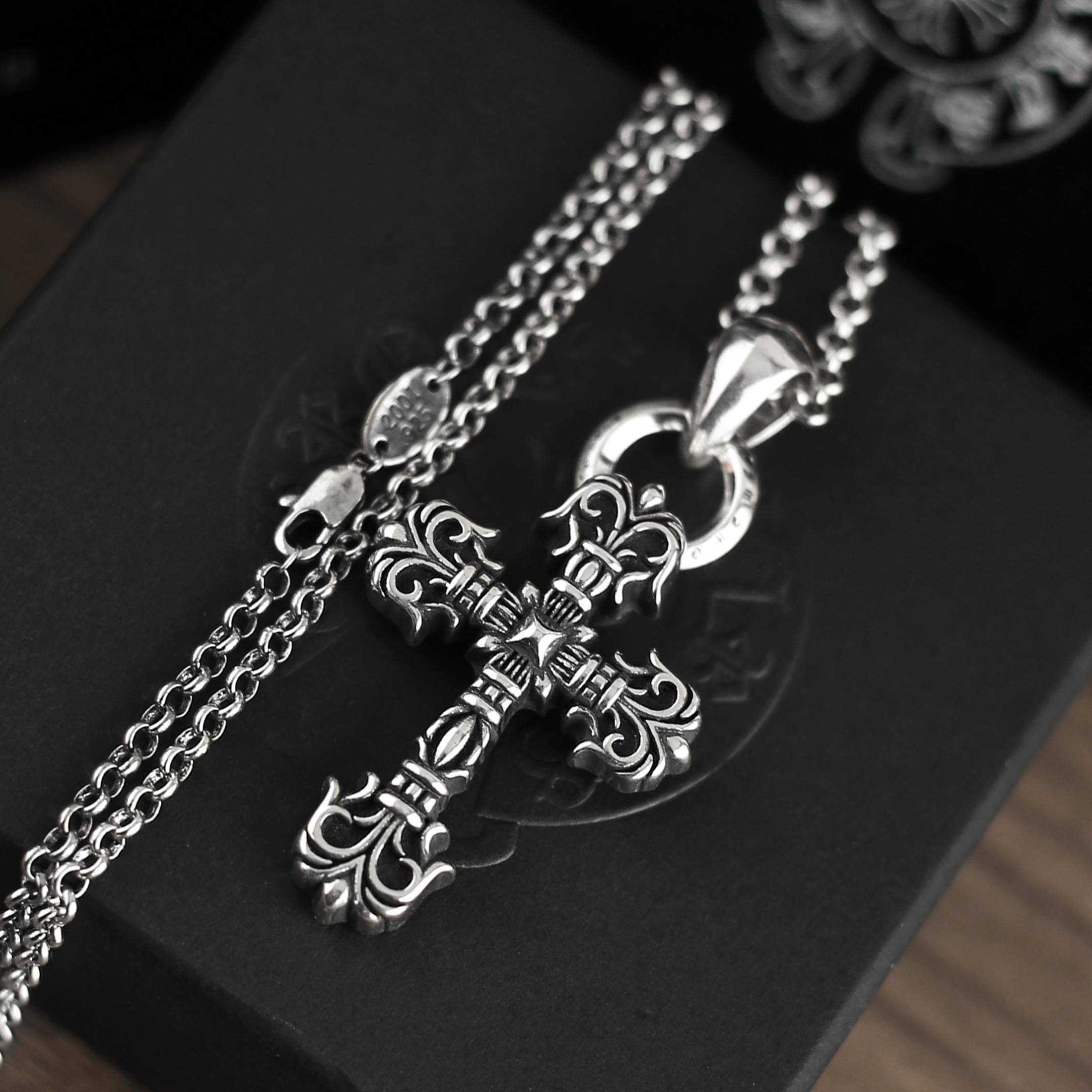 Opium Silver Necklace - Etsy