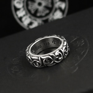 Chrome Hearts Forever Ring - Etsy