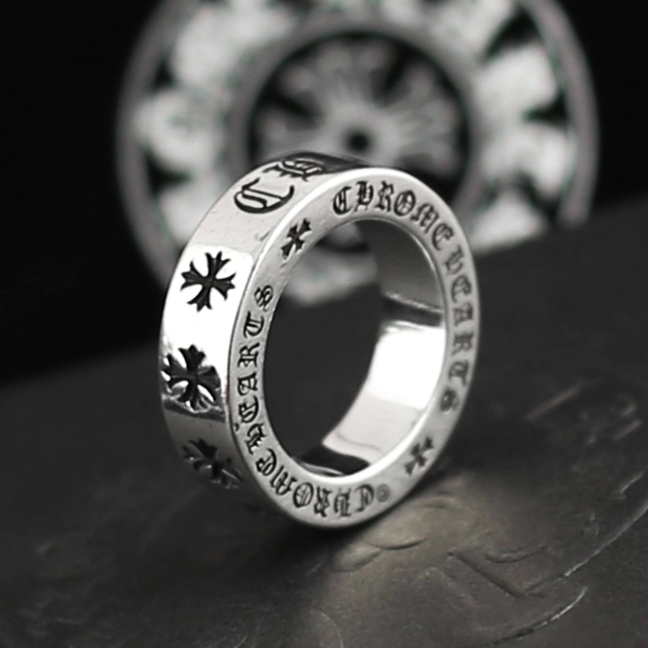 Chrome Hearts Ring Forever - Etsy