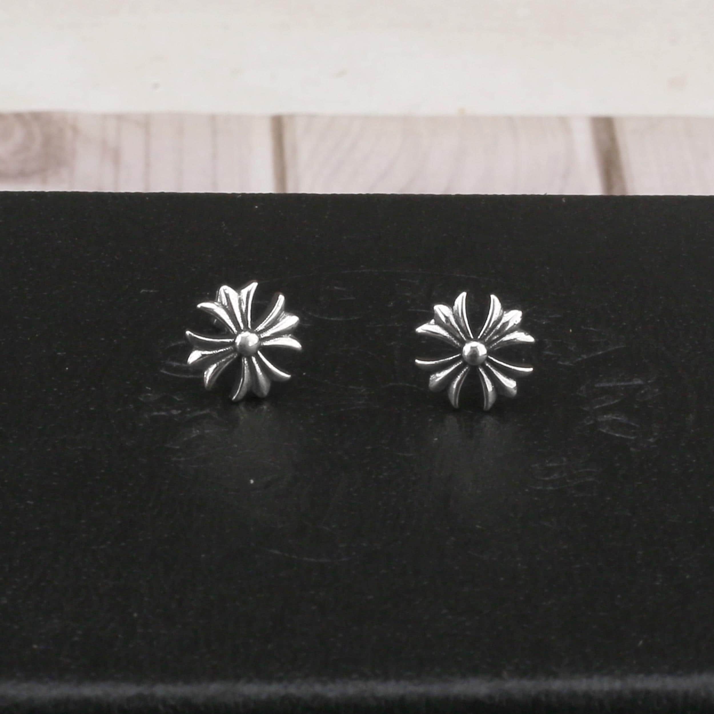 Chrome Hearts Earring Cross - Etsy