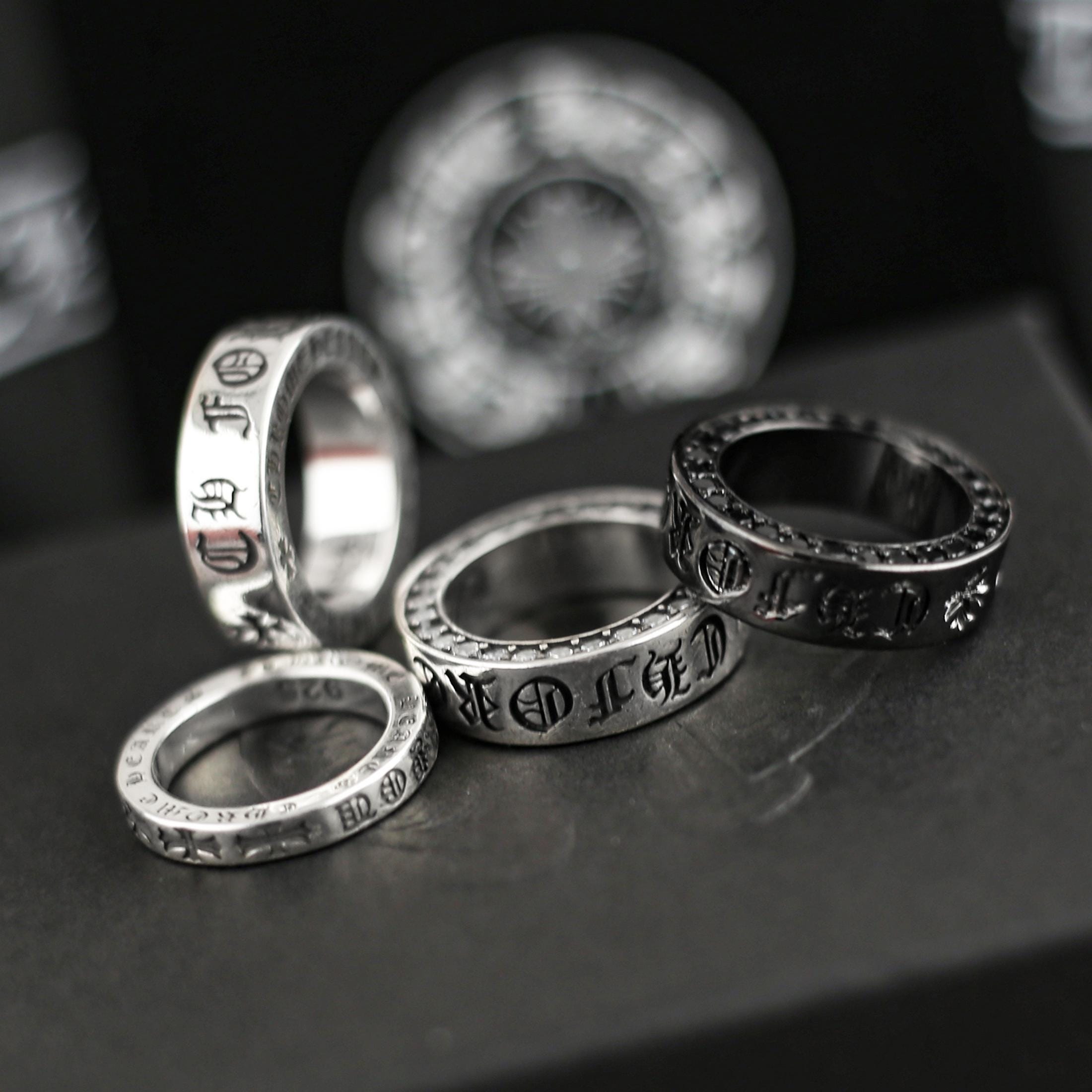 Chrome Hearts Ring Forever - Etsy