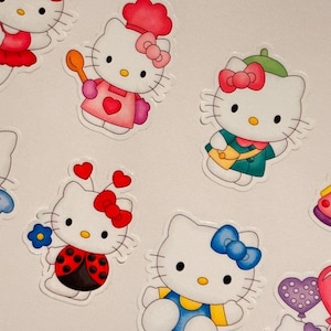 Hello Kitty Aquarellfarben Set | Sanrio | Gestanzte Aufkleber