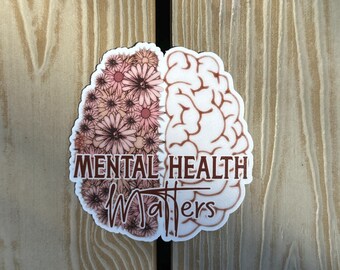 Mental Health Matters | Die Cut Sticker | Waterproof - Etsy