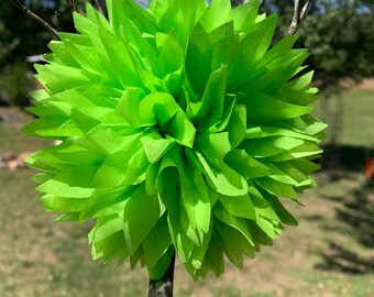Tissue paper flowers. Mexican flowers. Fiesta time. Paper pom pom. Day of the Death decoration