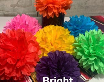 Tissue Paper Flowers, Mexican Fiesta Party Decor
