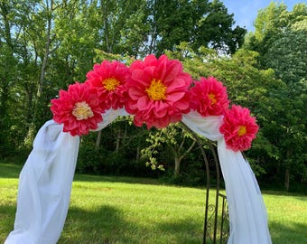 Tissue Paper Pom Flowers, Party Decor, Photo Backdrop