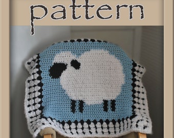 PATRÓN Arrullo para bebé de oveja a crochet - PDF - Descarga instantánea