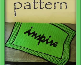 PATTERN Crochet Inspire Afghan - PDF No. 125 - Instant Download