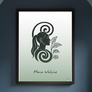 Mana Wahine Print - Celebrating Strength and Resilience