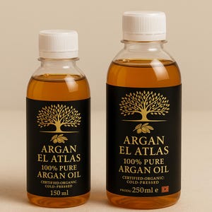 Pure Moroccan Argan Oil – Cold-Pressed | Cosmetic & Edible Grade | From Argana | Free Argan Soap Gift