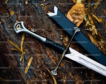 Aragorn's Sword Legendary Anduril - Hand-forged Sword, Fantasy Sword, Home Decor Sword, Christmas Gift For Him