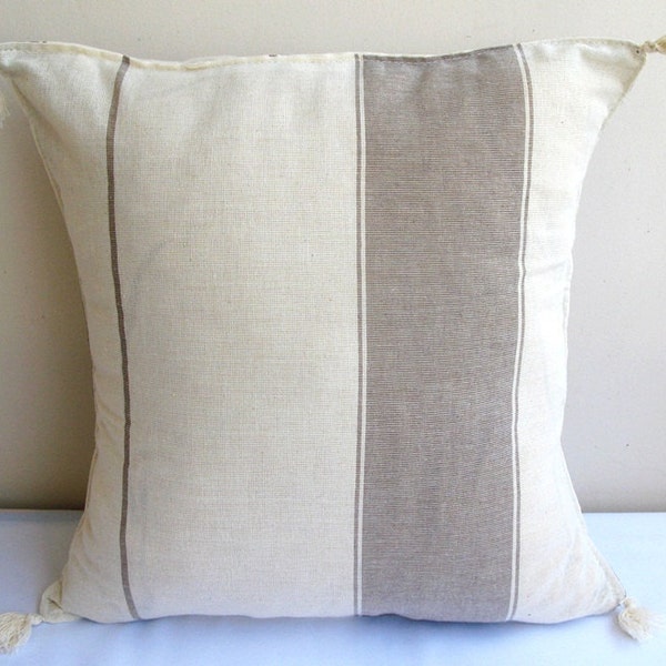 Naturel %100 Cotton ORGANIC,Ecofriendly Pillow Cover 16'' x 16''