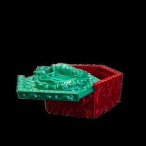 Mystic Dragon Hex Box – 3D Printed Fantasy Storage with Hidden Compartment