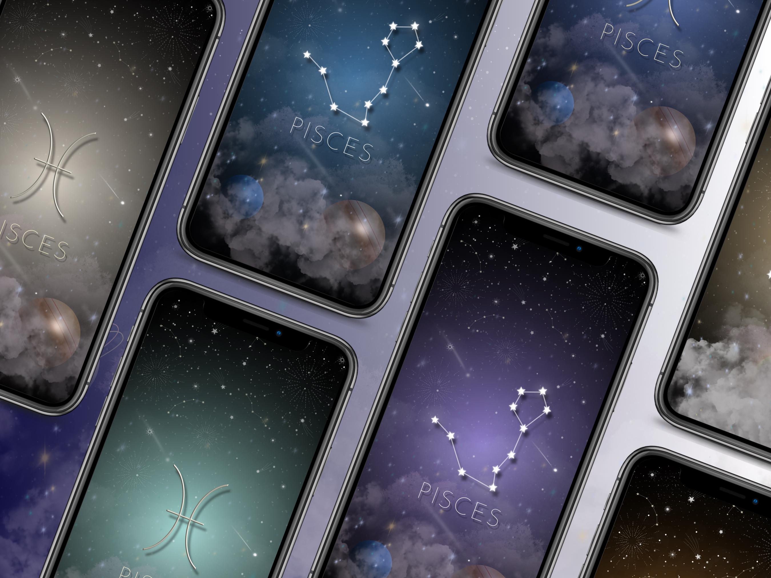 Pisces Phone Wallpaper - Etsy Norway
