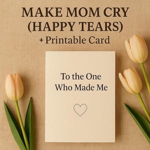 Pacote de Mensagens de IA para o Dia das Mães + Cartão para Imprimir | Faça a Mãe Chorar (Lágrimas de Felicidade) | Modelo Canva | Gerador de Cartas Emocionais