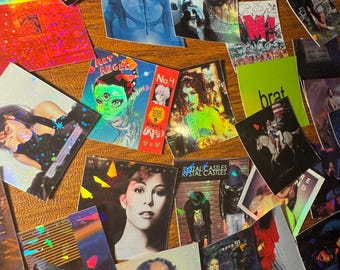 Custom Album/Single Cover Art Holographic Sticker Pack - You name it, I make it!