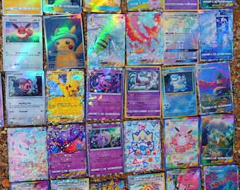 Custom Pokemon Cards Holographic Sticker Pack - You name it, I make it!