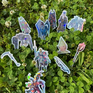Paquete de pegatinas holográficas de Old School RuneScape Vol. 1 (12 pegatinas)
